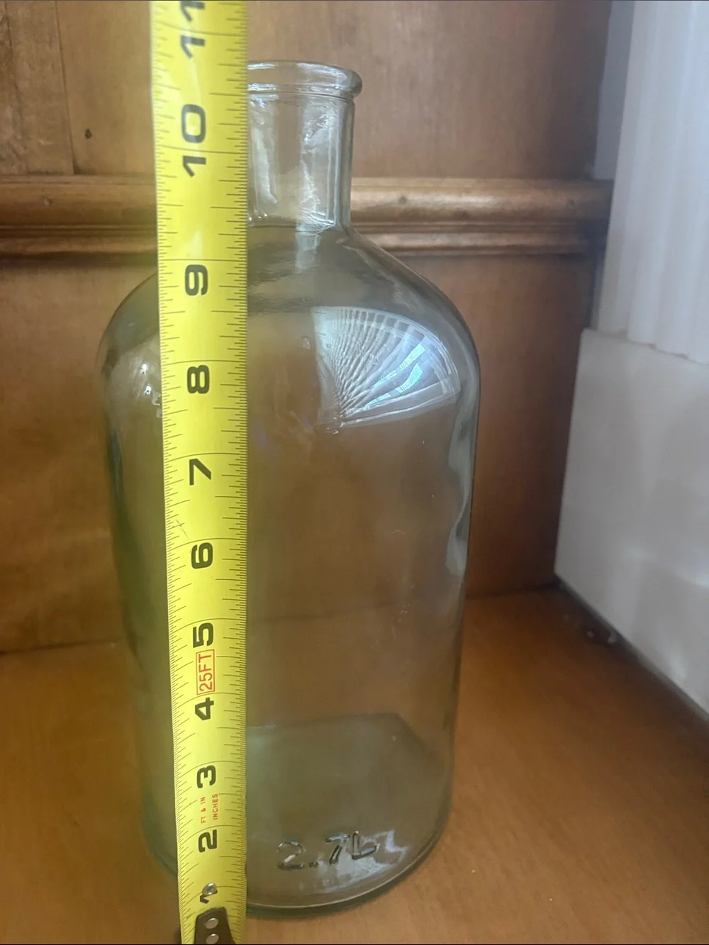 Hearth & Hand Magnolia Recycled Glass Bottle Jug Vases Set of 2 - 2.7L & 1.4L